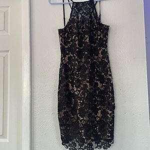 black n tan guess dress brand new
